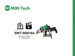 SWT-NS610A এক্সট্রুশন ওয়েল্ডার পরীক্ষা! 50-380°C তাপমাত্রা নিয়ন্ত্রণ・পিপি/পিই/পিভিডিএফ এর সহজ ঢালাই