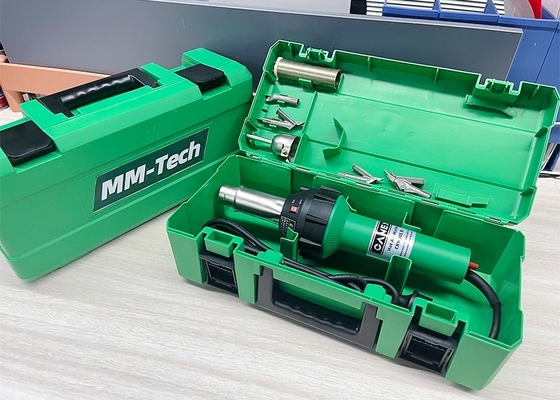 প্লাস্টিকের শীট গরম বায়ু ঢালাই বন্দুক 1600W CX1600S BL জন্য পিপি PE পিভিসি