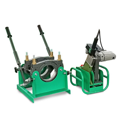 এইচডিপিই পাইপ ম্যানুয়াল ওয়েল্ডিং মেশিন ডিজিটাল ডিসপ্লে হিট ম্যানুয়াল বাট ফিউশন ওয়েল্ডিং মেশিন 40 মিমি-110 মিমি পিই পাইপের জন্য