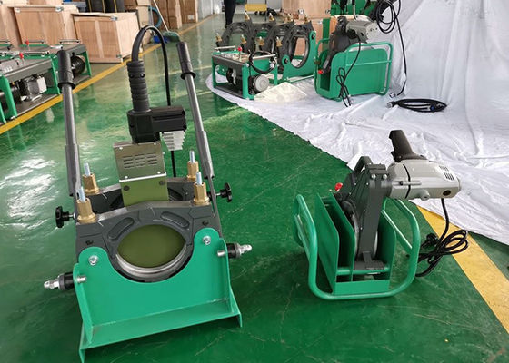 63mm 160mm PP PVDF প্লাস্টিক পাইপ ফিউশন ওয়েল্ডিং মেশিন 230V একক ফেজ