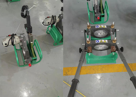 220V 50Hz 40-110 মিমি পিই পাইপ ম্যানুয়াল বাট ফিউশন ওয়েল্ডিং মেশিন