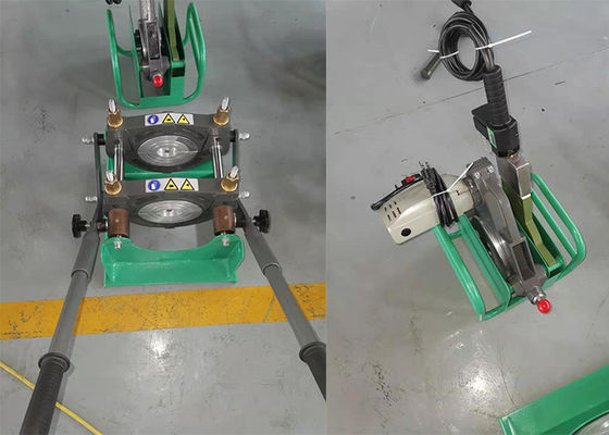 220V 50Hz 40-110 মিমি পিই পাইপ ম্যানুয়াল বাট ফিউশন ওয়েল্ডিং মেশিন
