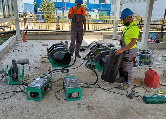 Hdpe হাইড্রোলিক বাট ফিউশন ওয়েল্ডিং মেশিন 280mm জন্য
