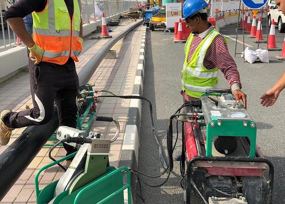 90mm Hdpe পাইপ ঢালাইয়ের জন্য ফিউশন হাইড্রোলিক বাট ওয়েল্ডার